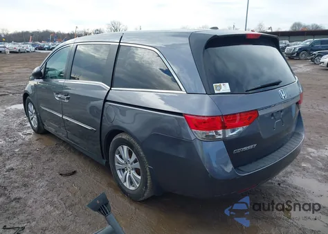 2015 Honda Odyssey Ex-L из США, поврежденный, VIN 5FNRL5H63FB091845